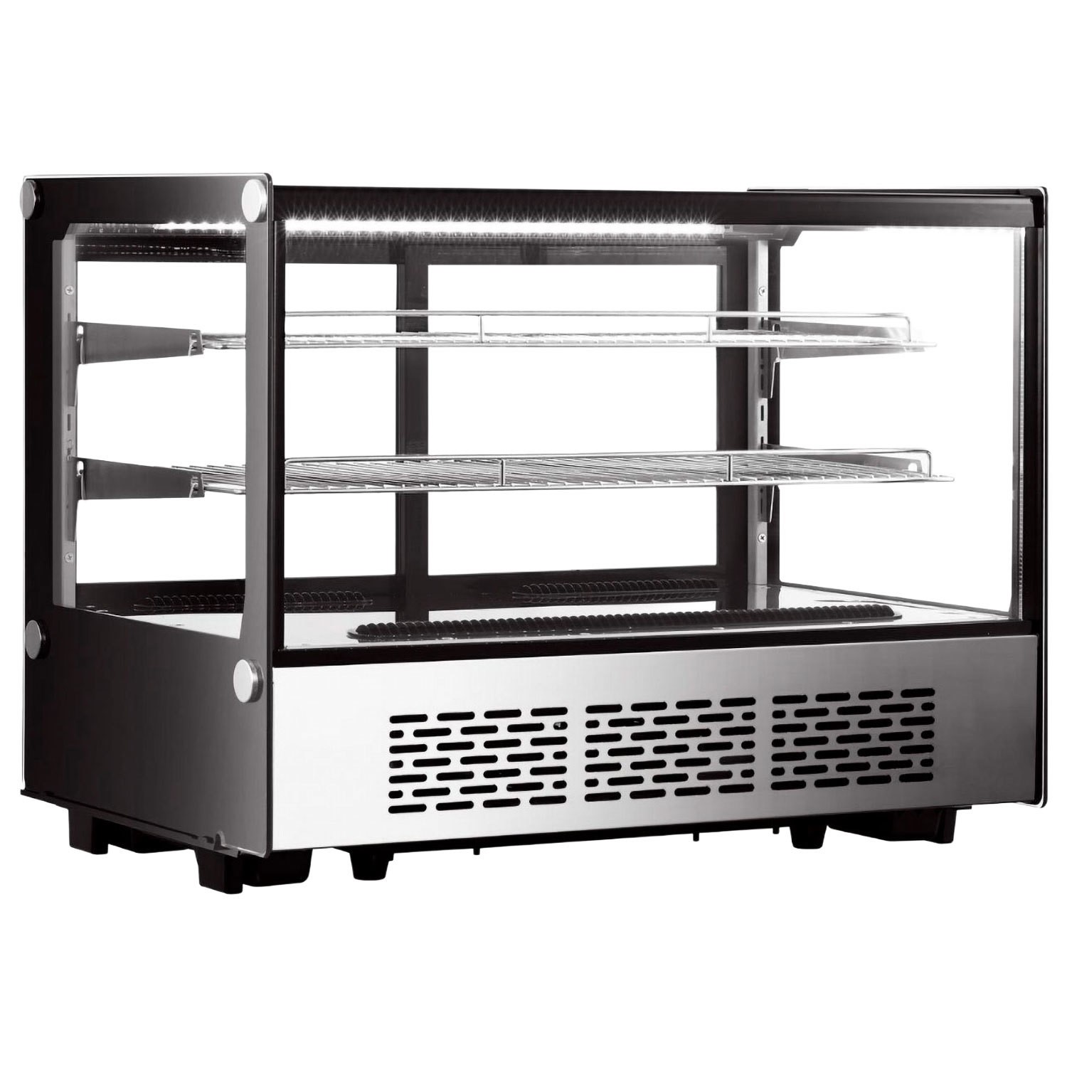iMT 120F Countertop Display Fridge 120 Ltr Square Glass