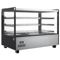 Hamoki H-iMT-160F Large Premium Countertop Heated Food Display Warmer Square Front - 160ltr 13 amp