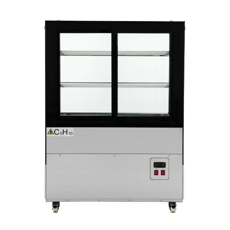 Hamoki Heated Display Cabinet - 330 Ltr, 3 Shelves, 900mm Wide