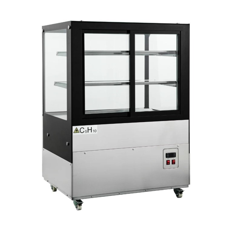 Hamoki Heated Display Cabinet - 330 Ltr, 3 Shelves, 900mm Wide