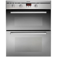 GRADE A1 - Indesit FIMU23IXS Electric Built-under Double Oven - Stainless Steel