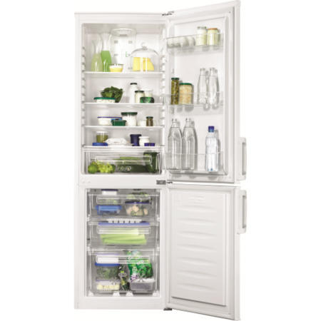 Ex Display - As new but box opened - Zanussi ZRB23200WA Frost Free Freestanding Fridge Freezer - White