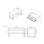 Norstone Khalm Black TV Stand - Up to 42 Inch