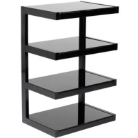 Norstone Esse Black and Black Hi-Fi Stand