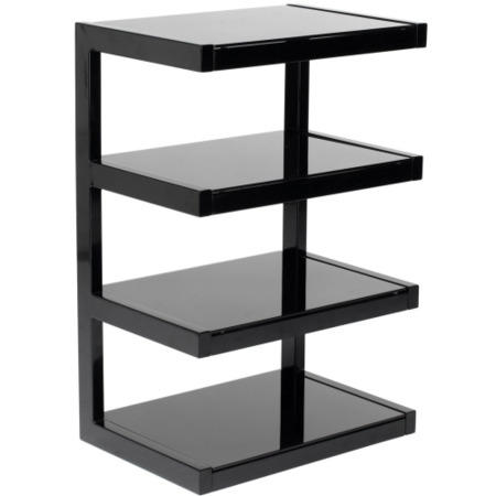 Norstone Esse Black and Black Hi-Fi Stand