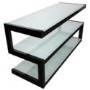 Norstone Esse Black and Frost TV Stand - Up to 37 Inch
