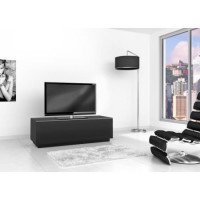 Elmob Large Black TV Cabinet - Up to 60 Inch