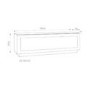 Elmob Large Black TV Cabinet - Up to 60 Inch