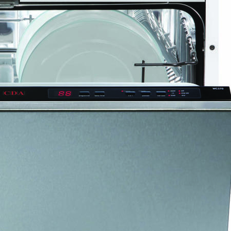 GRADE A2 - Light cosmetic damage - CDA WC370IN Intelligent Fully Integrated Dishwasher
