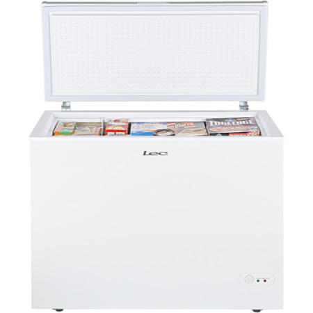 GRADE A2 - Minor Cosmetic Damage - LEC CF300LW 300 Litre Chest Freezer - White