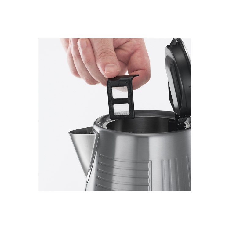 Russell Hobbs 25240 Geo Kettle - Silver