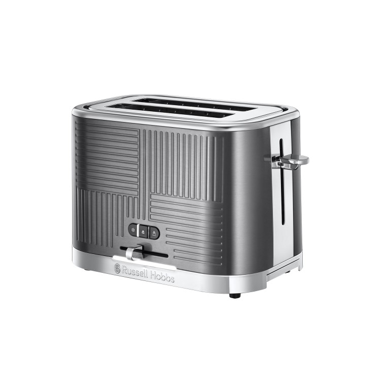 Russell Hobbs 25250 Geo 2 Slice Toaster - Silver