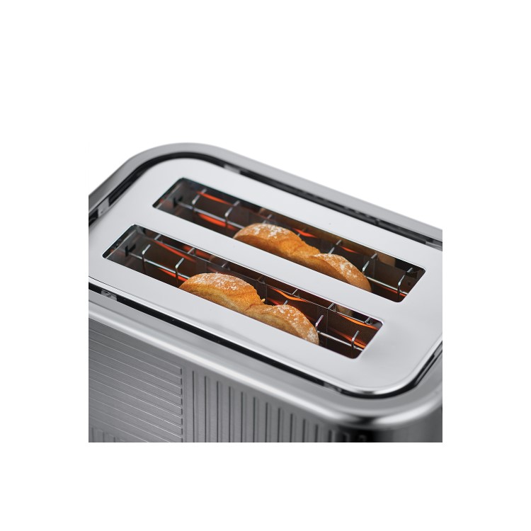 Russell Hobbs 25250 Geo 2 Slice Toaster - Silver