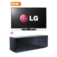 LG 50PN650T 50 Inch Freeview HD Plasma TV and TV Cabinet