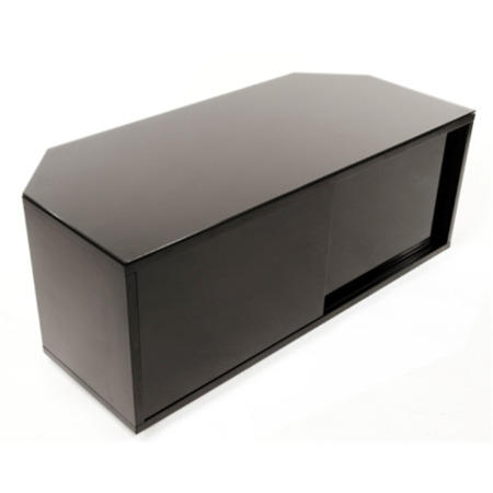 Optimum Coruna Cadiz Solid Oak Black Finish TV Cabinet - Up to 50 inch