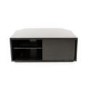 Optimum Coruna Cadiz Solid Oak Black Finish TV Cabinet - Up to 50 inch