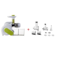 electriQ HSL600 Horizontal Slow Juicer + 6 in 1 Accessory Pack