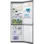 GRADE A1 - Zanussi ZRB34315XA Frost Free Freestanding Fridge Freezer With SuperFresh Drawer - Grey With Antifingerprint Stainless Steel Door