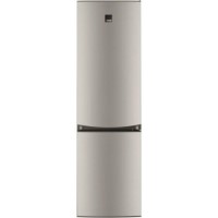 GRADE A1 - Zanussi ZRB34315XA Frost Free Freestanding Fridge Freezer With SuperFresh Drawer - Grey With Antifingerprint Stainless Steel Door