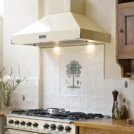 Falcon FHDSE1092WHN 90890 1092 SuperExtract 110cm Chimney Cooker Hood White And Nickel