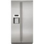 GRADE A3 - Heavy cosmetic damage - Maytag MNN20FCSI7/1 Premium American Fridge Freezer with Ice And Water Dispenser in Stainless Steel