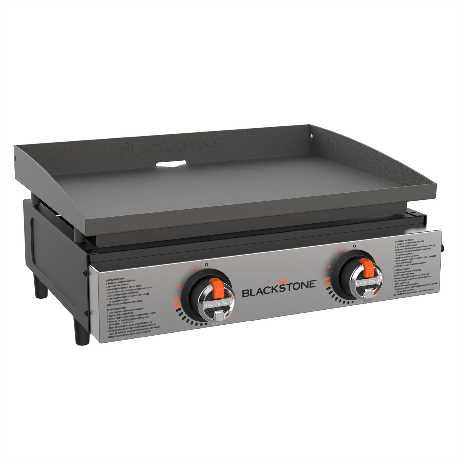 Blackstone 22 Inch 2 Burner Gas Tabletop Plancha Griddle