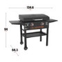 Blackstone 28 Inch 2 Burner Gas Plancha Griddle with Hood