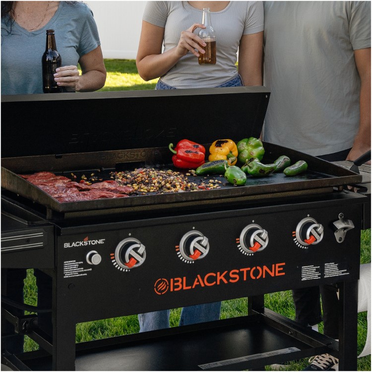 Blackstone 36 Inch 4 Burner Gas Plancha Griddle with Hard Cover