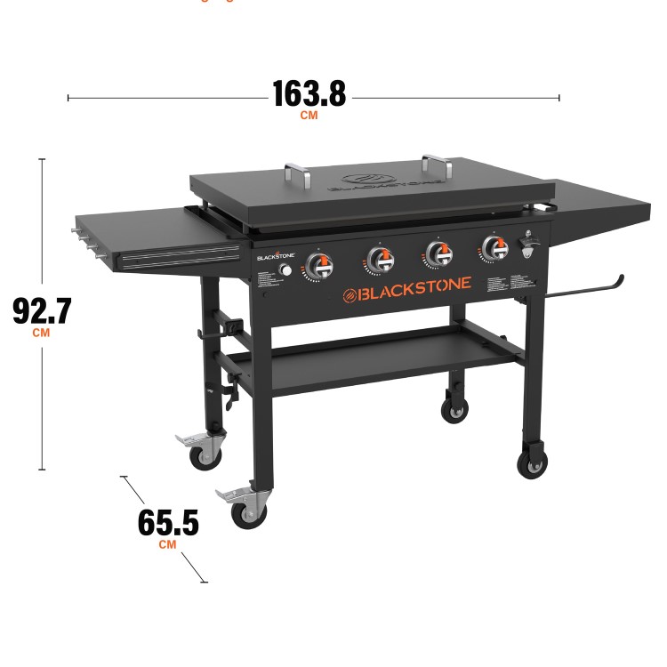 Blackstone 36 Inch 4 Burner Gas Plancha Griddle with Hard Cover