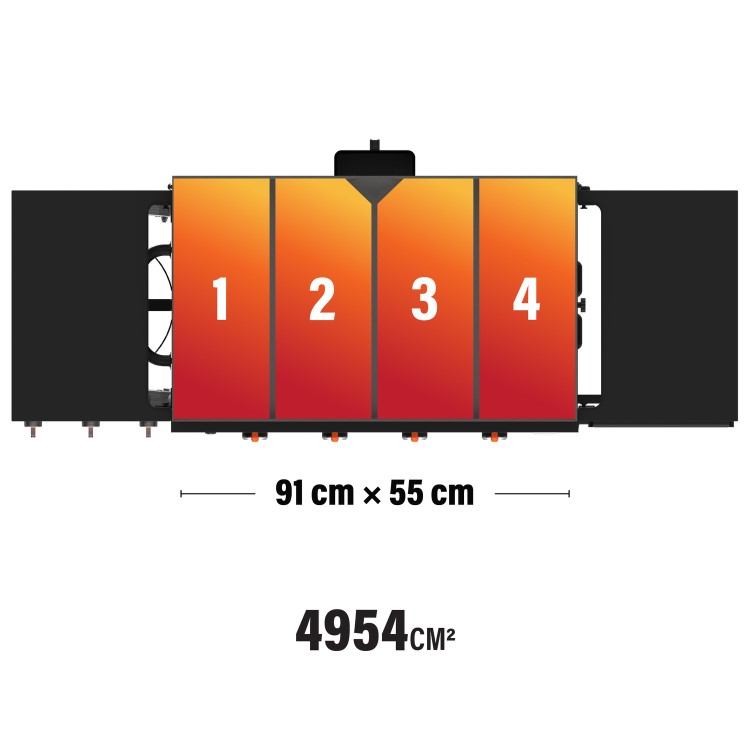 Blackstone 36 Inch 4 Burner Gas Plancha Griddle with Hood