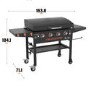 Blackstone 36 Inch 4 Burner Gas Plancha Griddle with Hood