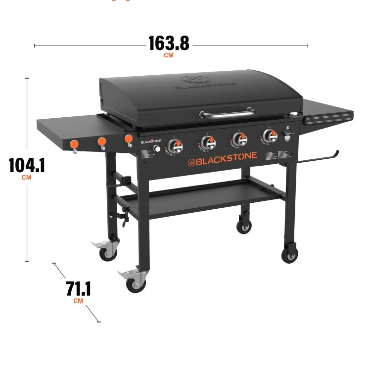 Blackstone 36 Inch 4 Burner Gas Plancha Griddle with Hood