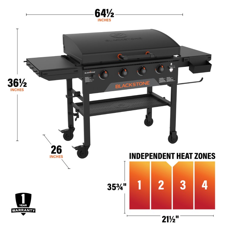 Blackstone 36inch Omnivore Blackout Griddle with Hood