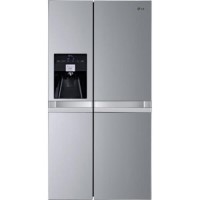 GRADE A1 - As new but box opened - LG GSL545PVYV Premium Silver Side By Side Fridge Freezer