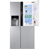 LG GS9366AEAV American Style Fridge Freezer With Smart Eco Door Brushed Steel
