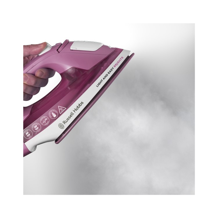 Russell Hobbs 25760 Light & Easy Brights 2400W Iron - Rose