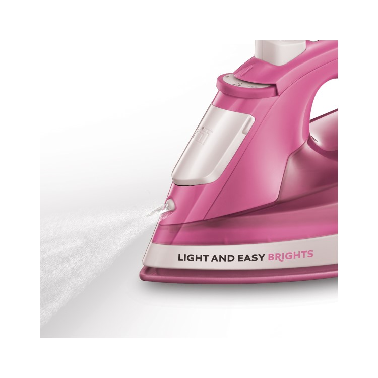 Russell Hobbs 25760 Light & Easy Brights 2400W Iron - Rose