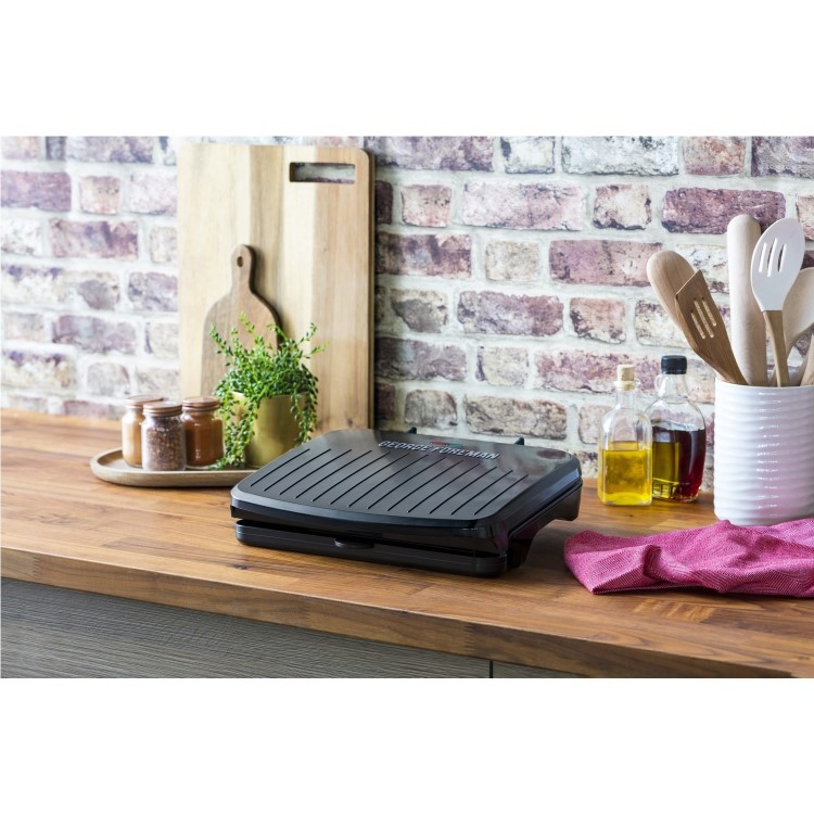 George Foreman 25810 Medium Health Grill - Black