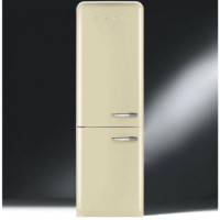 Smeg FAB32LFC Fifties Style Left Hand Hinge Freestanding Fridge Freezer - Cream