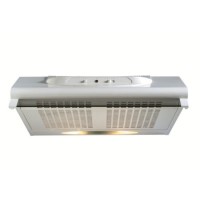 GRADE A3 - Moderate Cosmetic Damage - New World 50cm Conventional Hood with Glass Visor - White