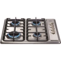 CDA HCG521SS Stainless Steel Four Burner Gas Hob