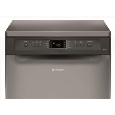 GRADE A2 - Light cosmetic damage - Hotpoint FDYF11011G Style 13 Place Freestanding Dishwasher - Graphite