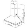 GRADE A3 - Moderate Cosmetic Damage - Smeg KSED92X Stainless Steel 90cm Chimney Hood