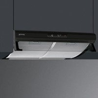Smeg KSEC61NE Cucina 60cm Conventional Cooker Hood Black