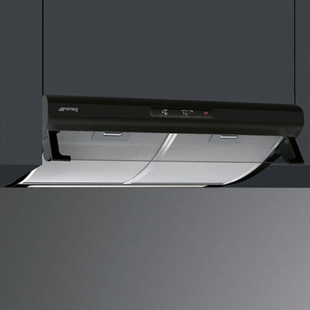 Smeg KSEC61NE Cucina 60cm Conventional Cooker Hood Black