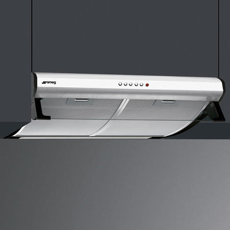 GRADE A3 - Moderate Cosmetic Damage - Smeg KSEC61X Cucina 60cm Standard Hood - Stainless Steel