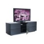 London Black Gloss Factory Assembled Packed TV Cabinet 1500x500x420mm 4 Drawers Plus Centre Cupboard