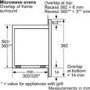 Bosch APD/HMT75M651B Ex-display Built-in Electronic Microwave Oven in Brushed Steel