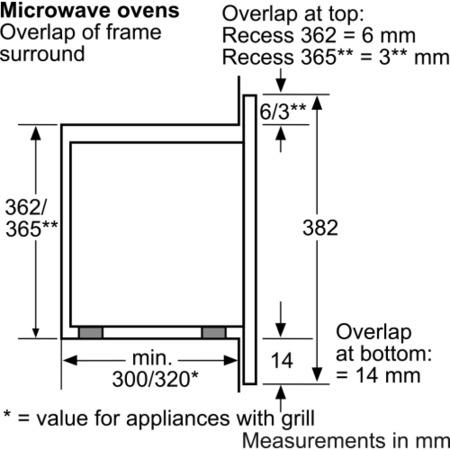 Bosch APD/HMT75M651B Ex-display Built-in Electronic Microwave Oven in Brushed Steel