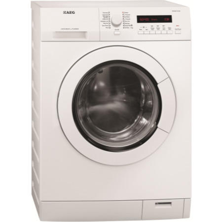 GRADE A3 - Moderate Cosmetic Damage - AEG L75480WD 8kg Wash 6kg Dry Freestanding Washer Dryer - White
